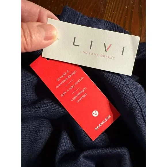 Livi Lane Bryant Long‎ Sleeve Cropped Activewear Top Size 18/20 - Picture 5 of 6